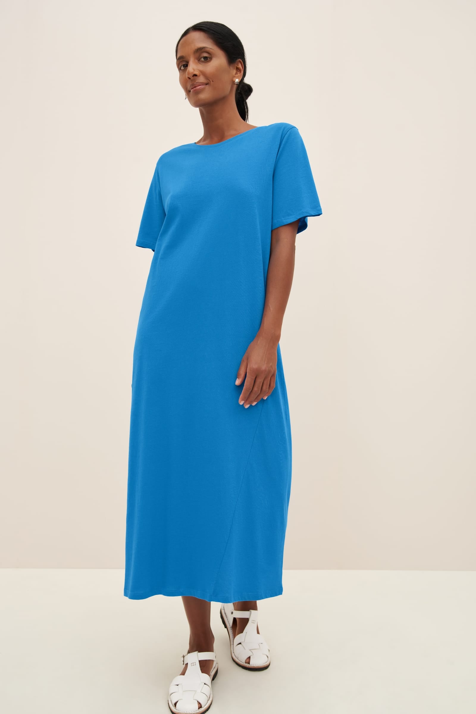 Kowtow Light Tee Dress - Ocean