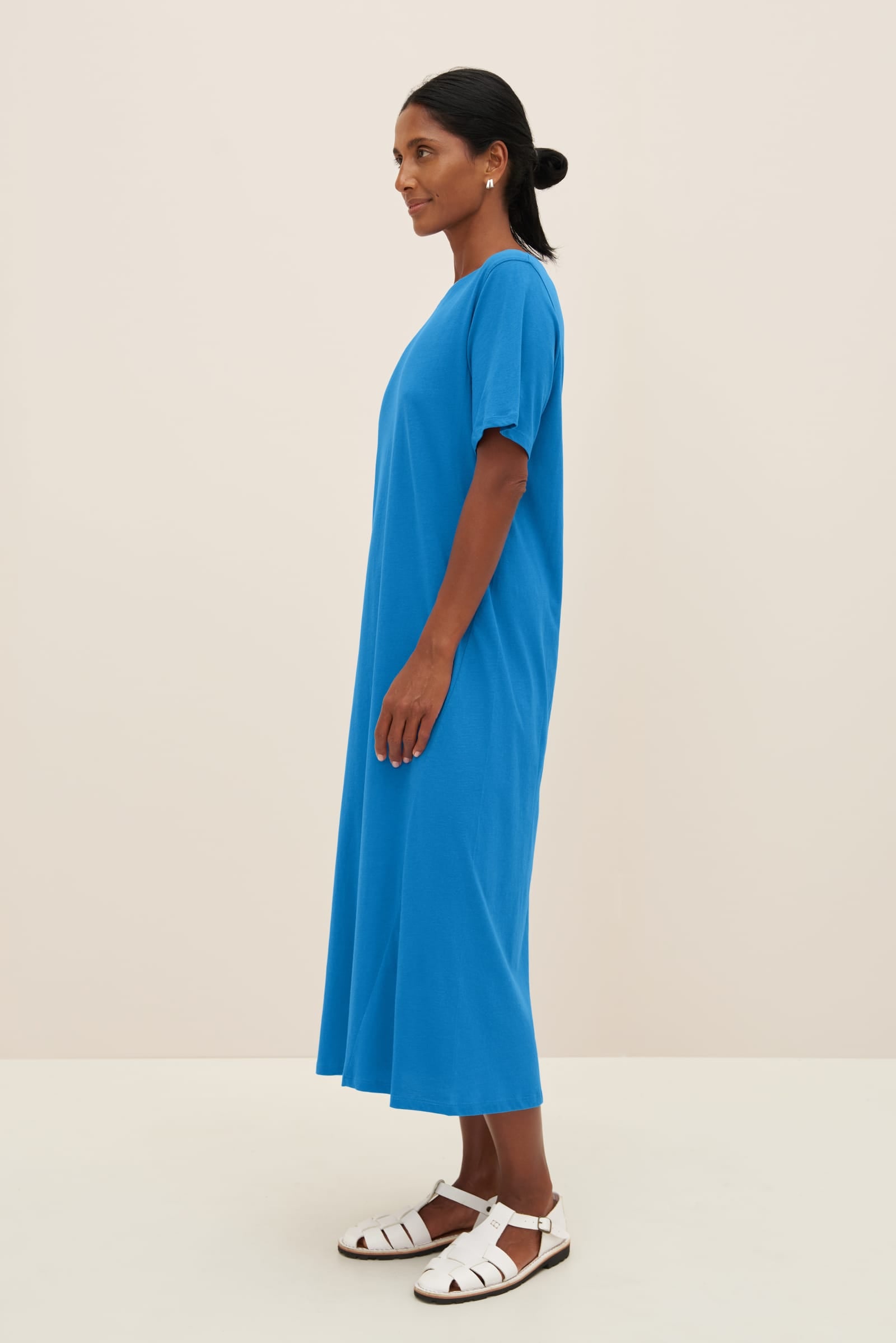 Kowtow Light Tee Dress - Ocean