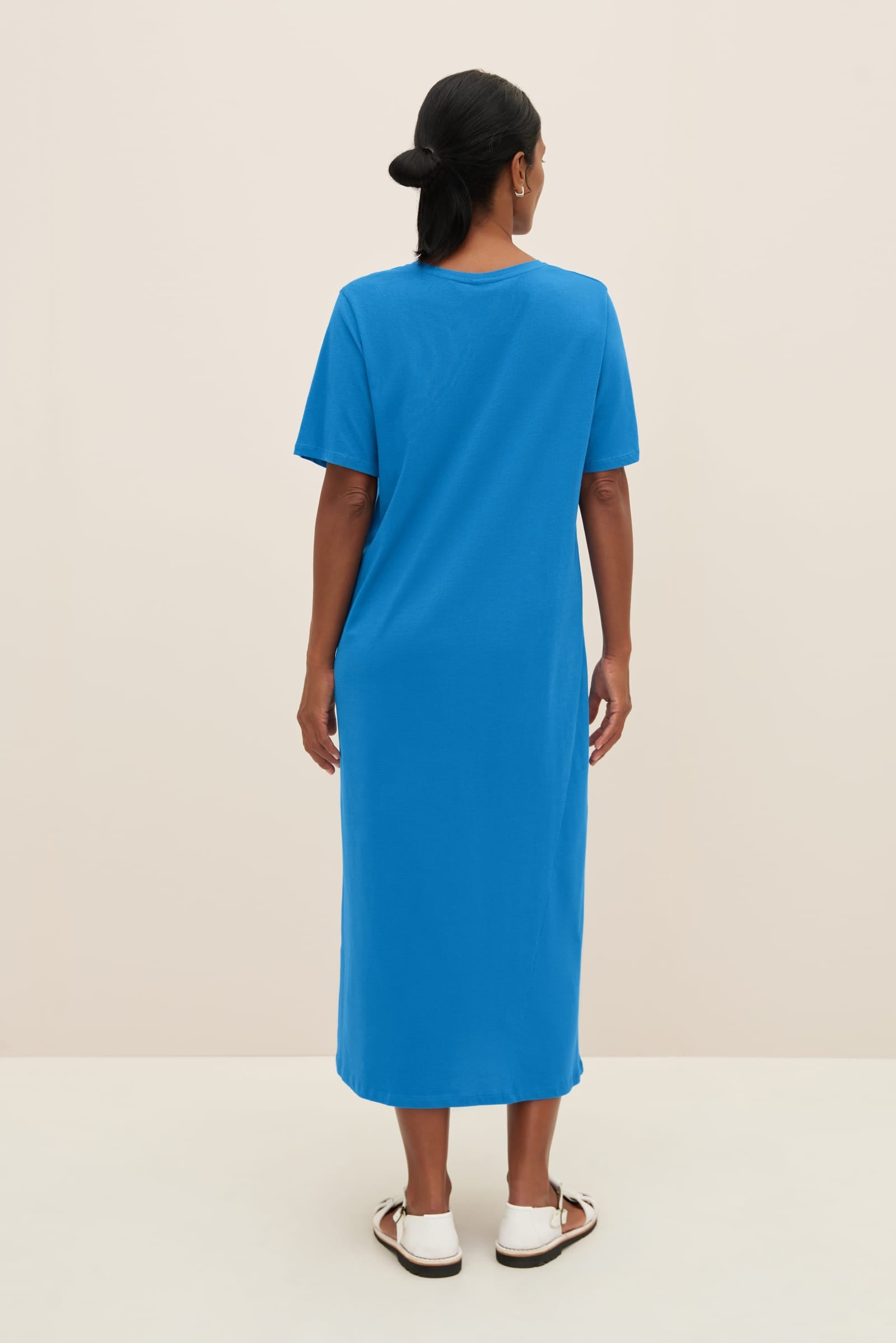 Kowtow Light Tee Dress - Ocean