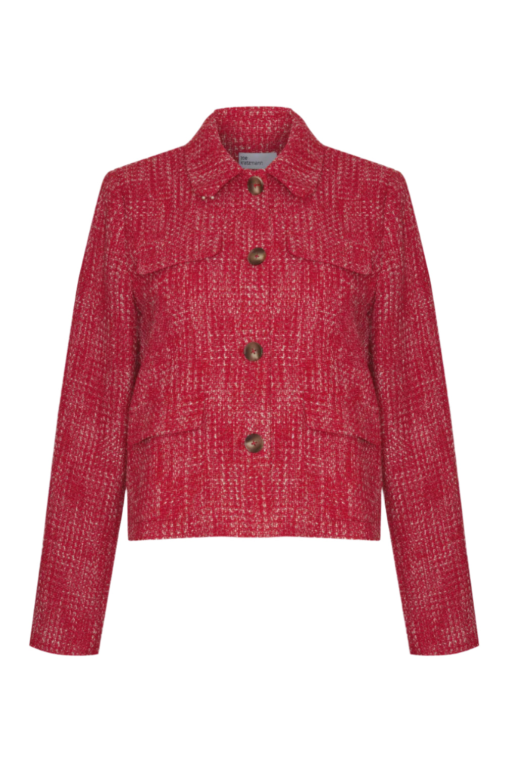 Zoe Kraztmann Adjoin Jacket - Fire Boucle