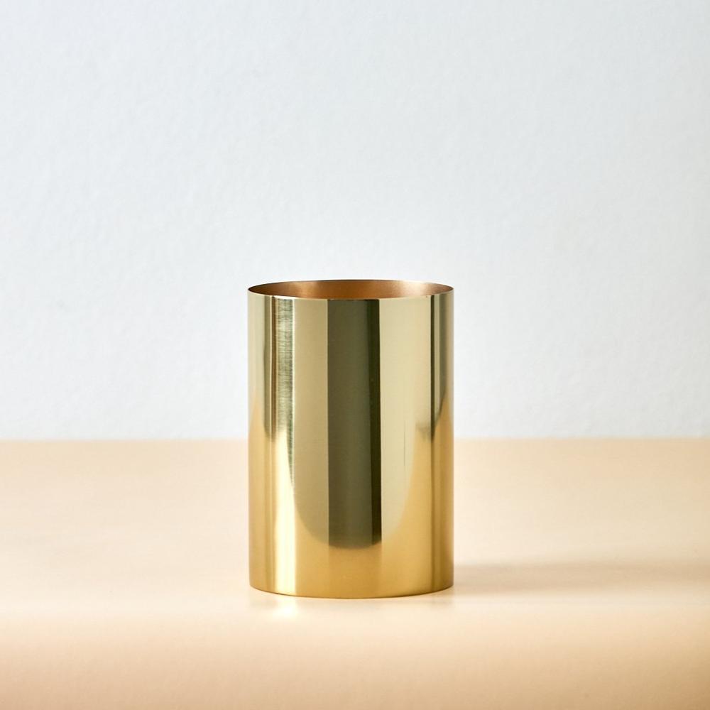 Urban Eden Cylinder Vases - Brass