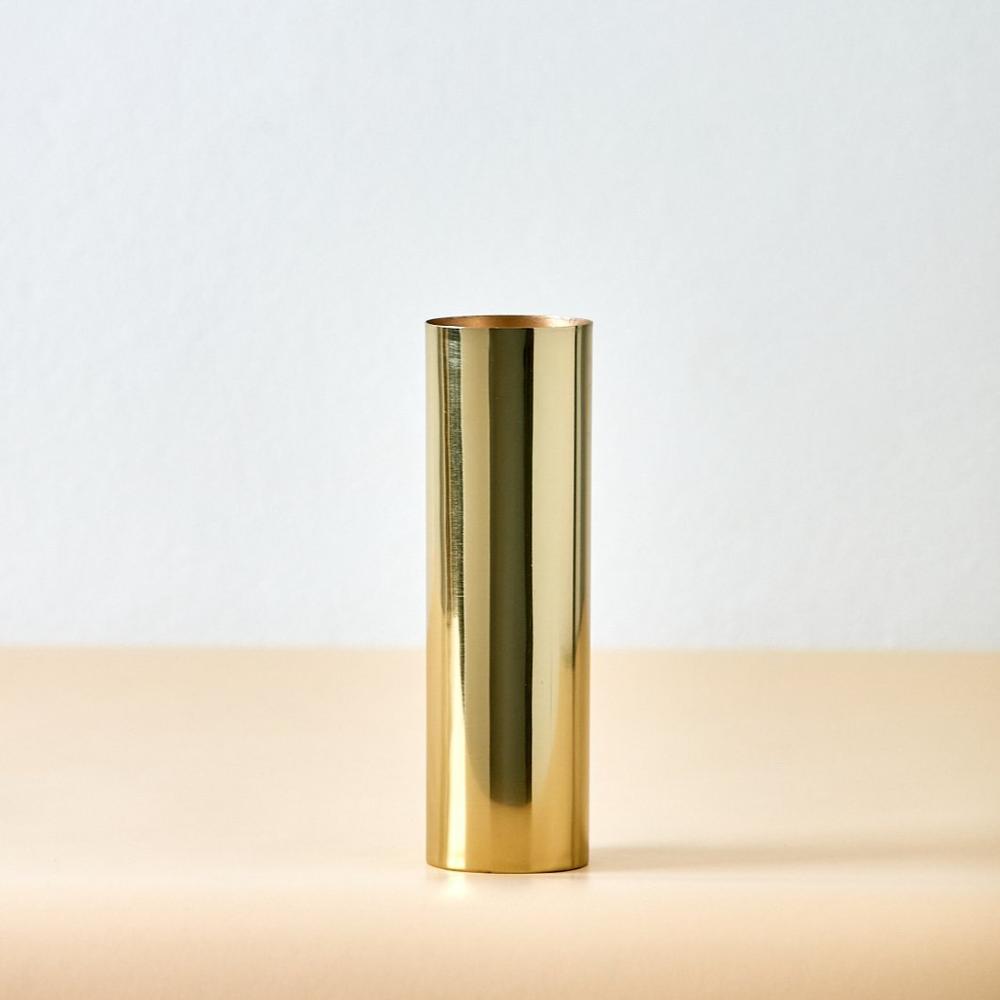 Urban Eden Cylinder Vases - Brass