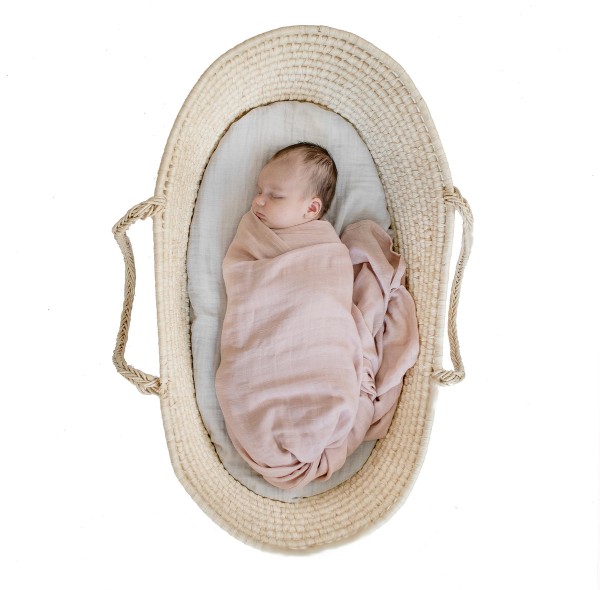 Burrow &amp; Be Muslin Wrap - Dusty Rose