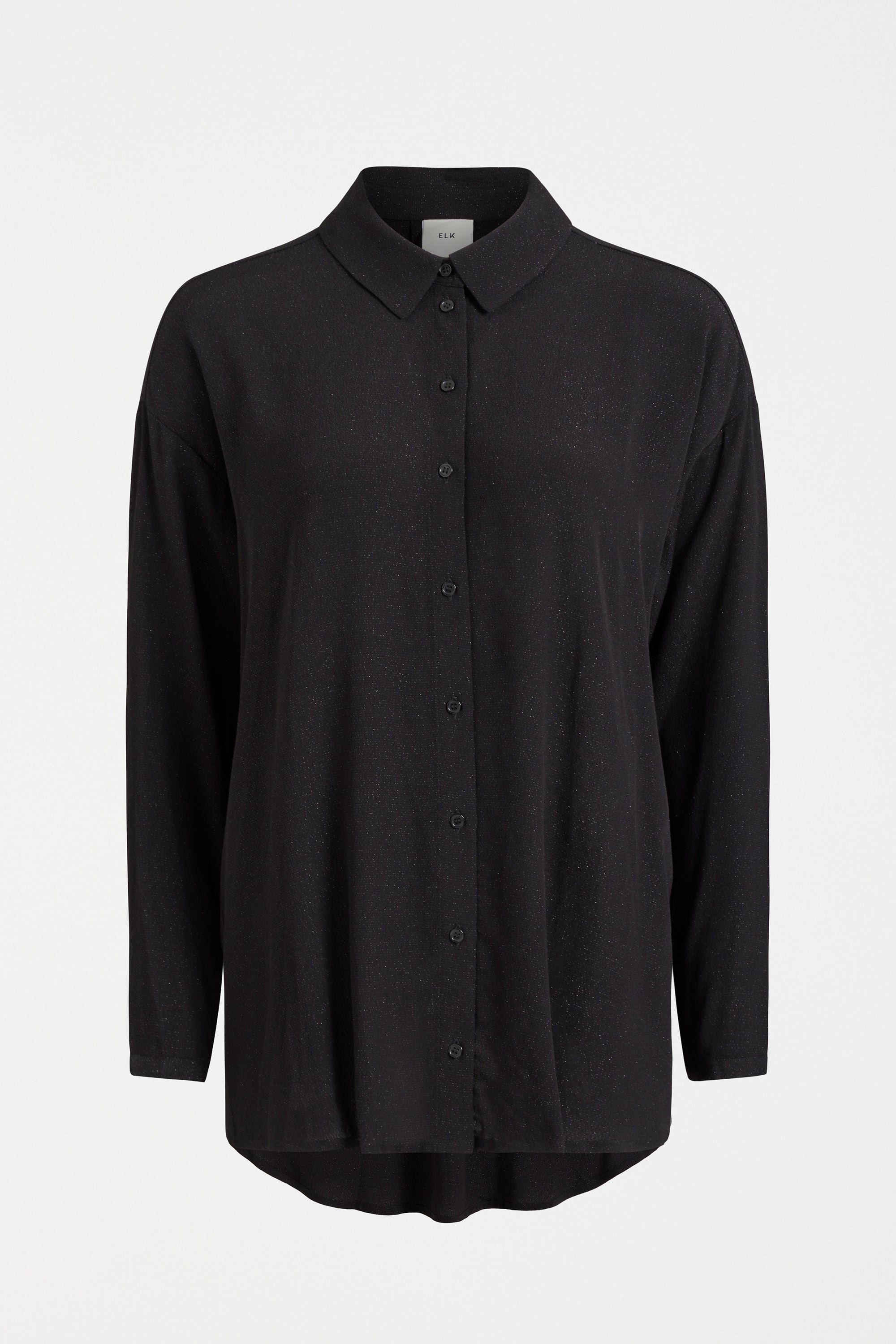 Elk Blic Sheer Shirt - Black Metallic