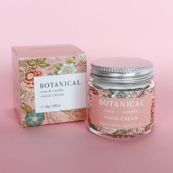 Botanical Hand Cream 50g - Rose &amp; Vanilla