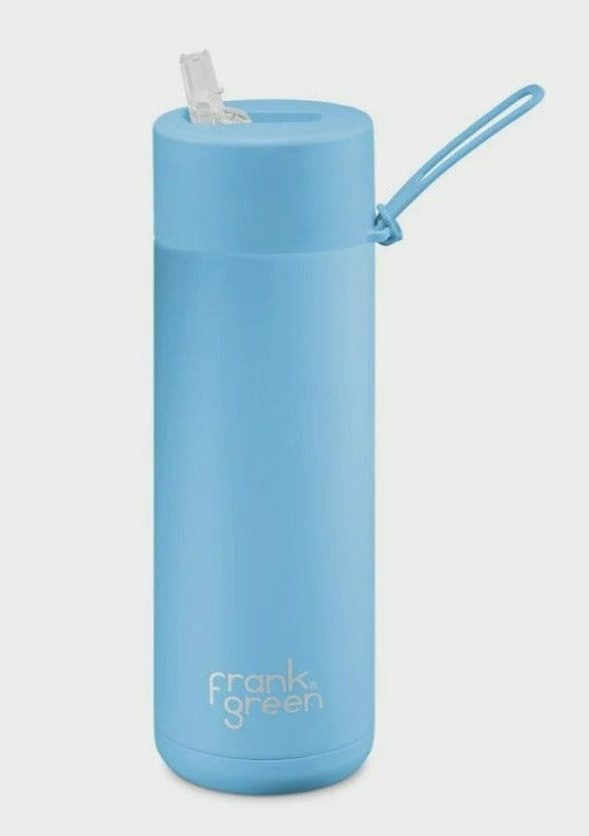 Frank Green Ceramic Reusable Bottle 20oz/595ml - Sky Blue