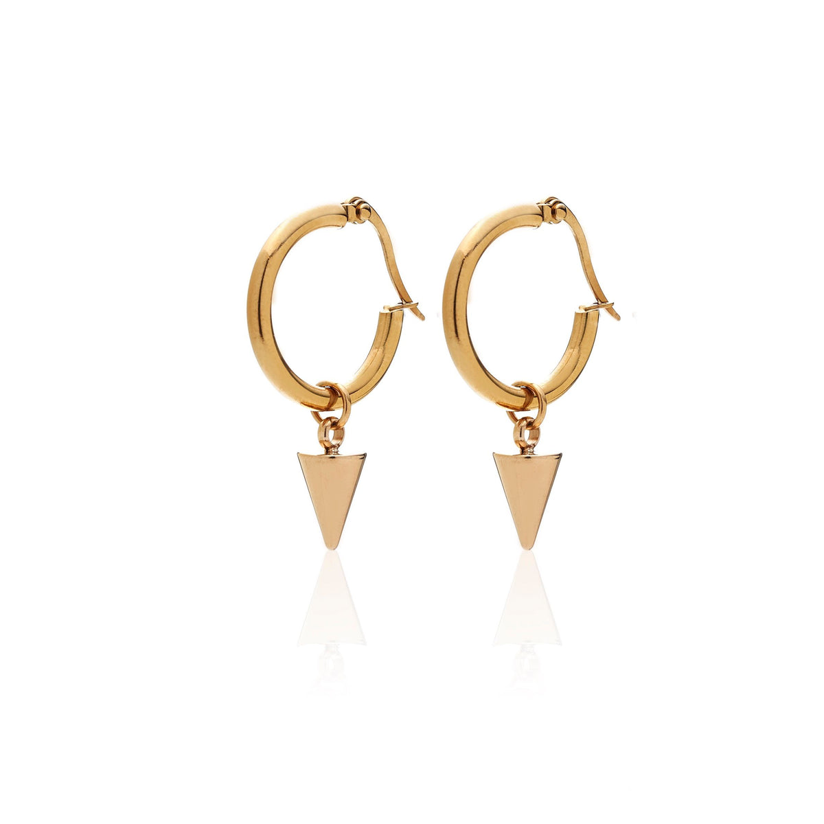 Silk &amp; Steel Kate Hoops - Gold