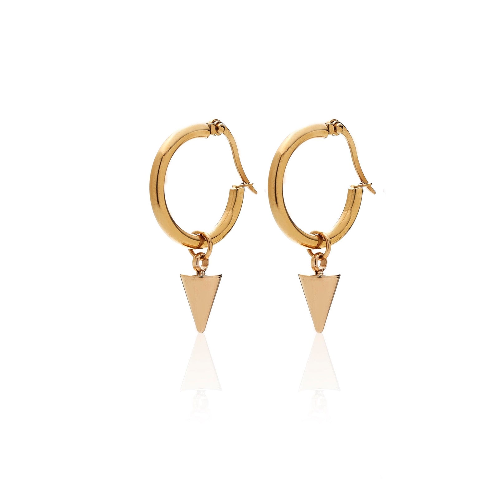 Silk & Steel Kate Hoops - Gold