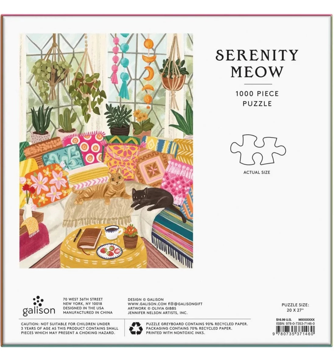 Serenity Meow Puzzle - 1000 Pieces