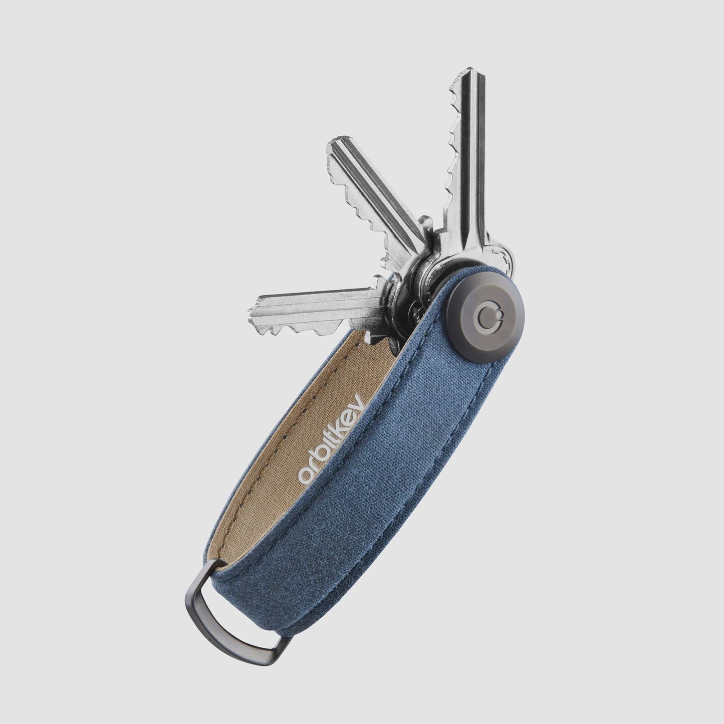 Orbitkey Key Organiser Waxed Canvas - Navy Blue