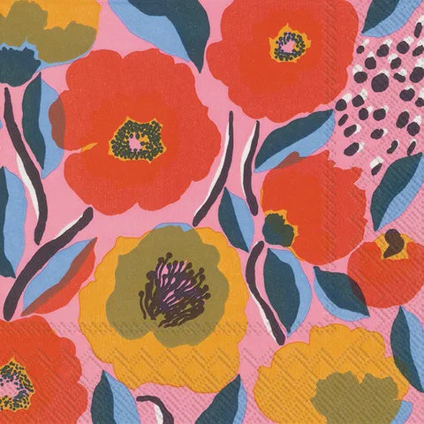 Marimekko Napkins - Rosarium Rose