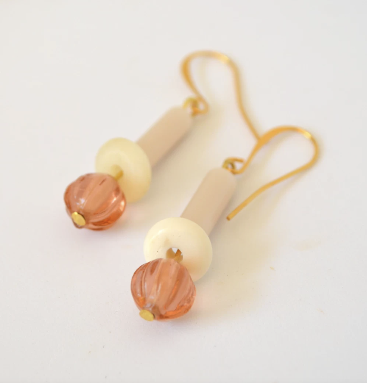 Hagen &amp; Co Bead Earrings - Blush