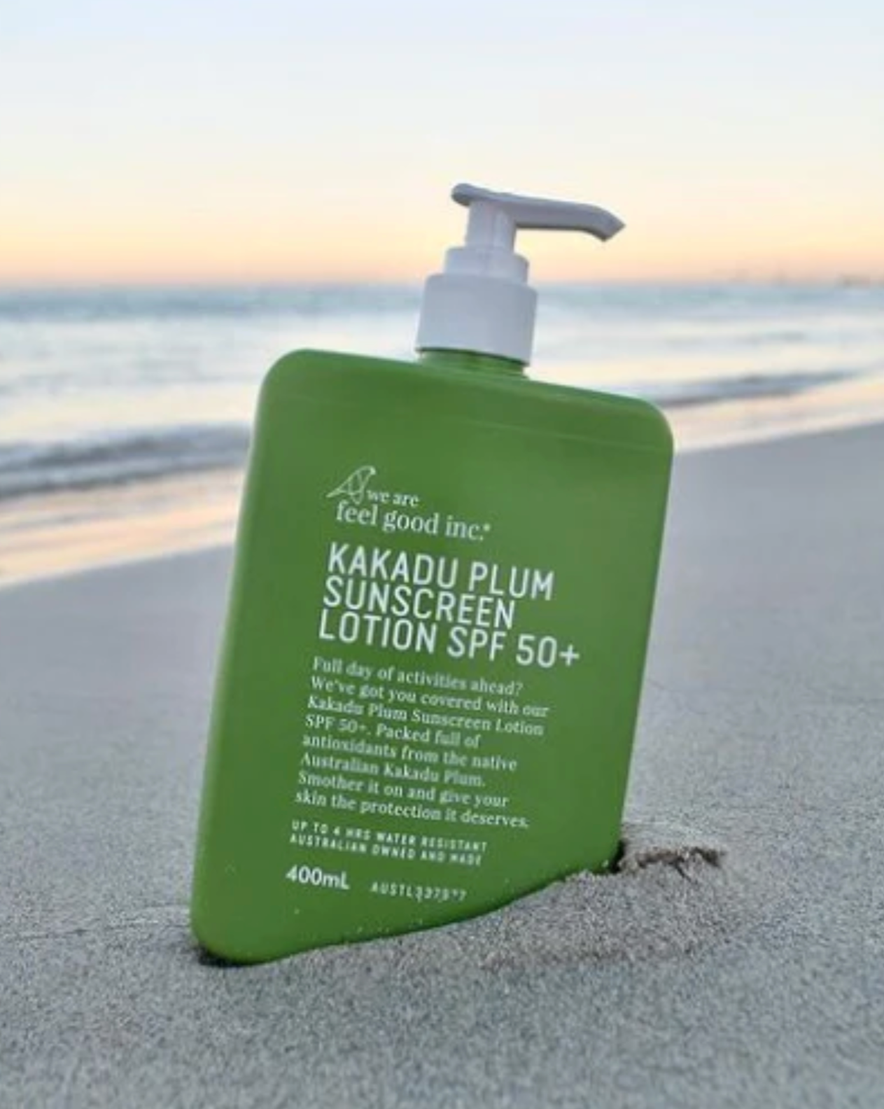 We are Feel Good SPF50+ Sunscreen Kakadu Plum - 400ml Pump