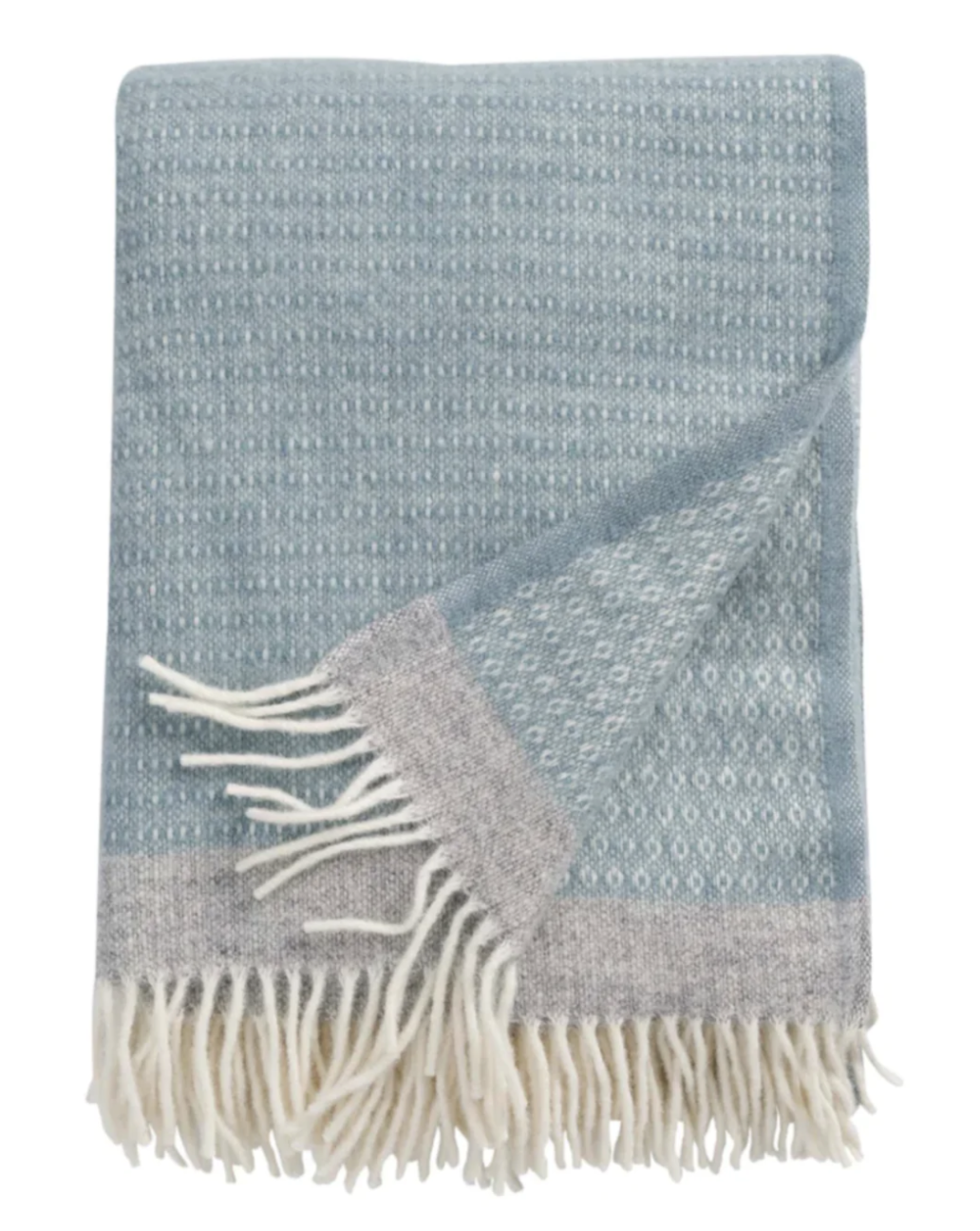 Klippan Harald Blanket Dusty Blue/Grey