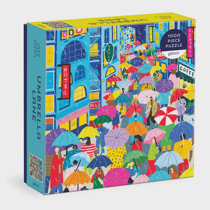 Galison Umbrella Lane Puzzle - 1000pc