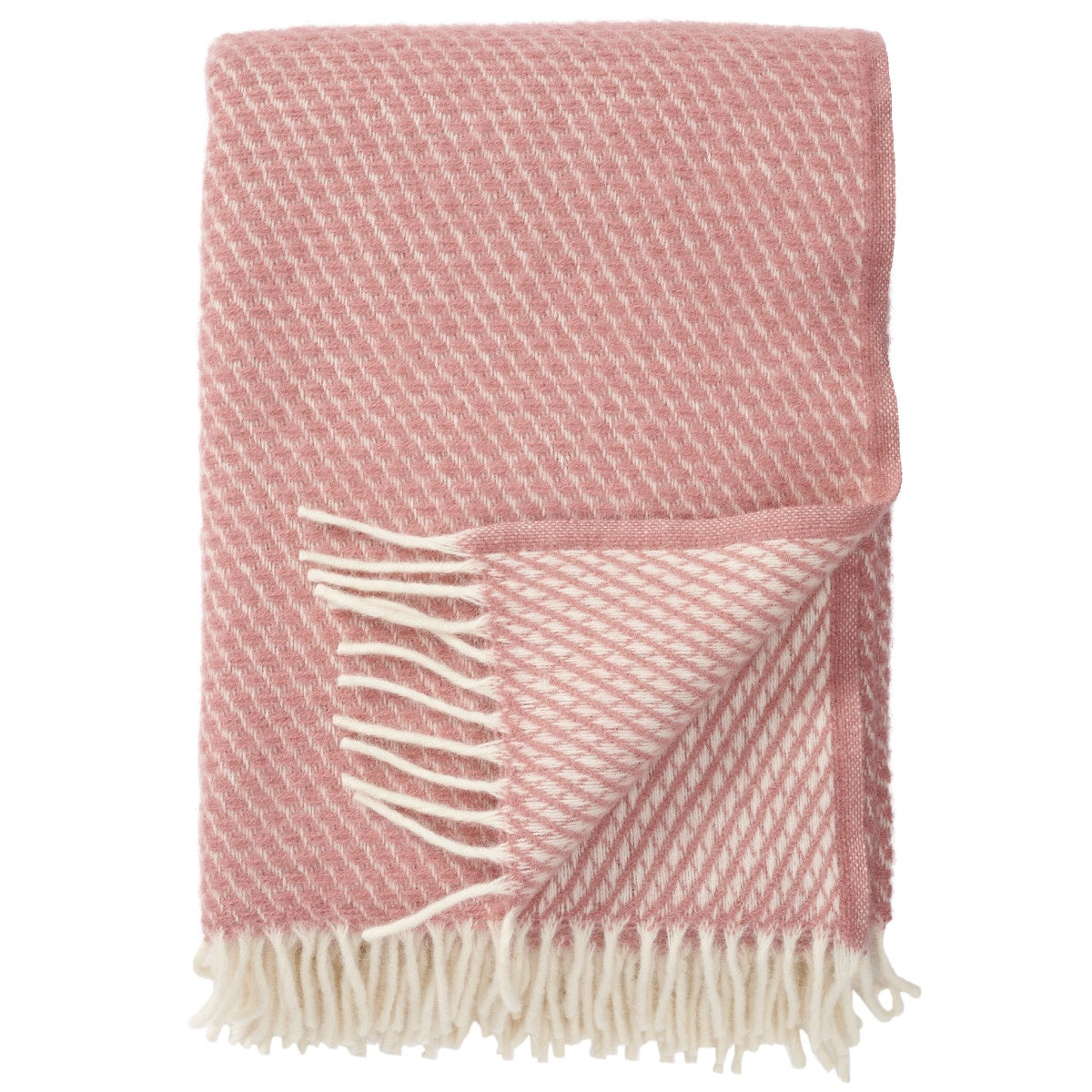 Klippan Velvet Lattice Blanket - Rose