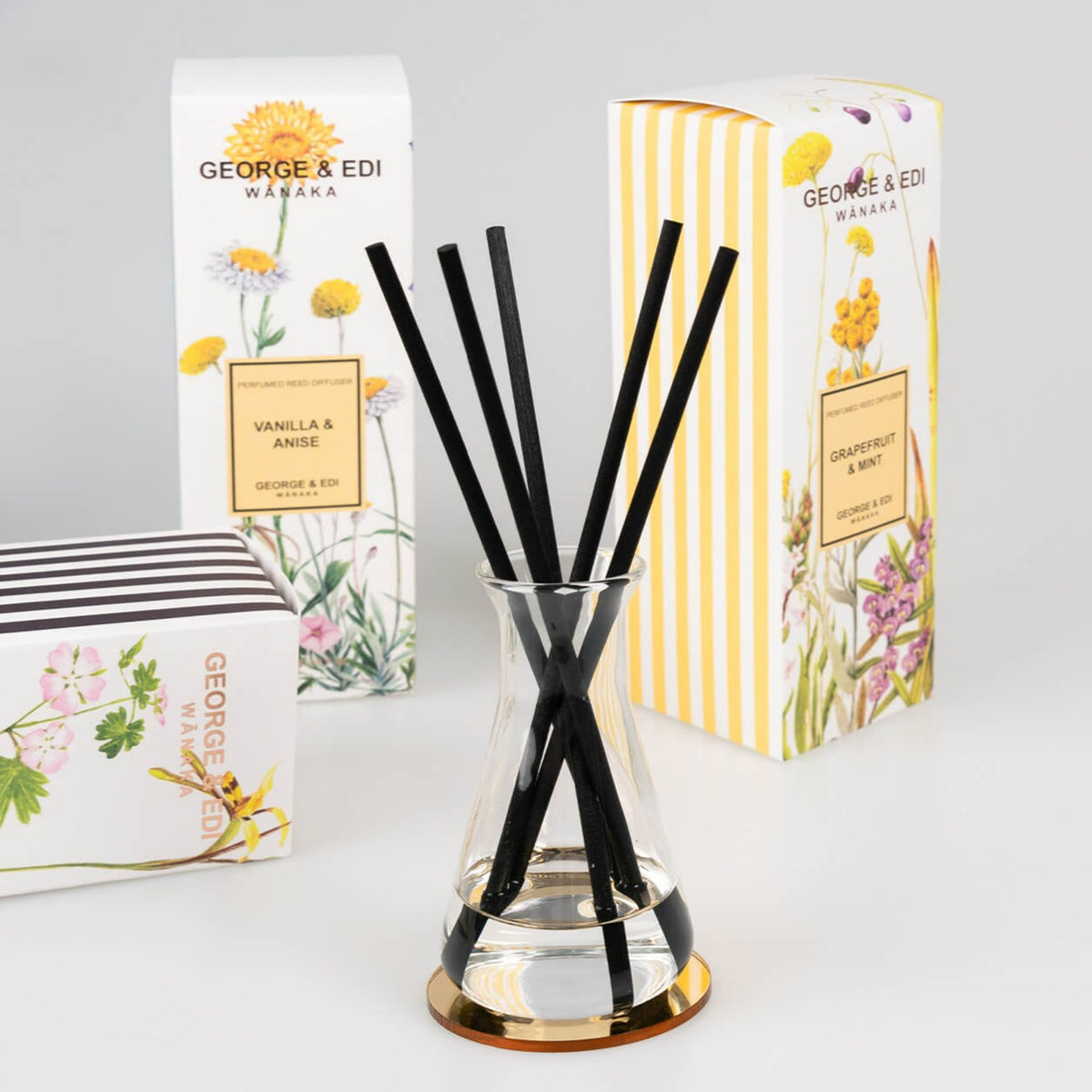 george &amp; edi, wanaka, reed diffuser, home perfume