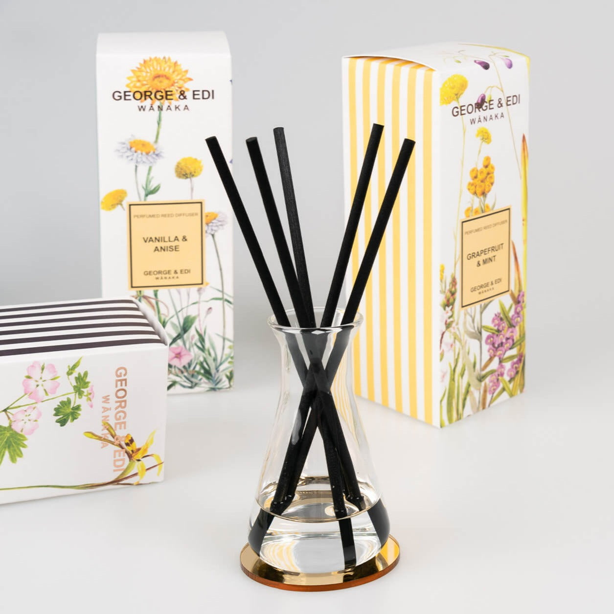 george & edi, wanaka, reed diffuser, home perfume