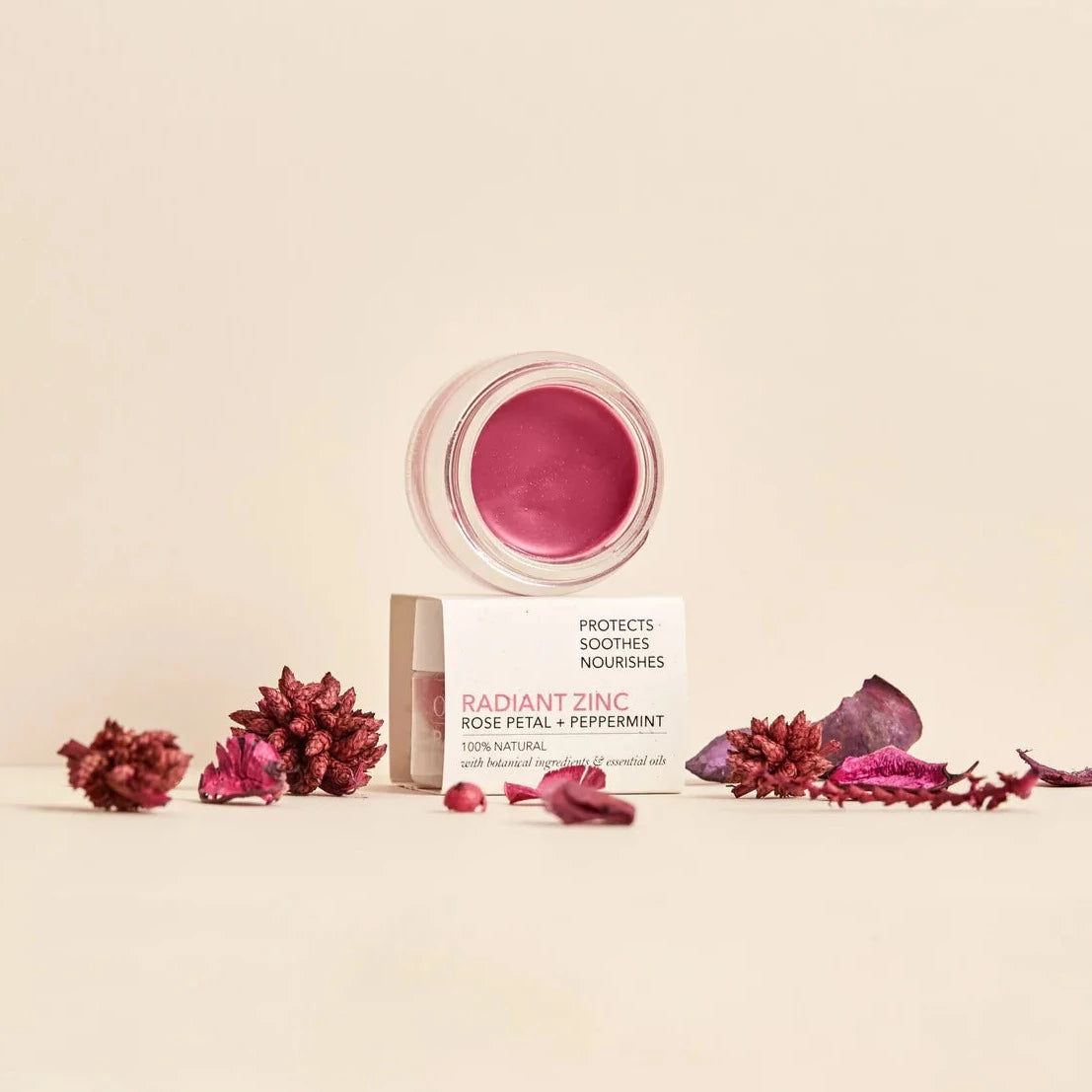 Omni Radiant Zinc Balm - Rose Petal