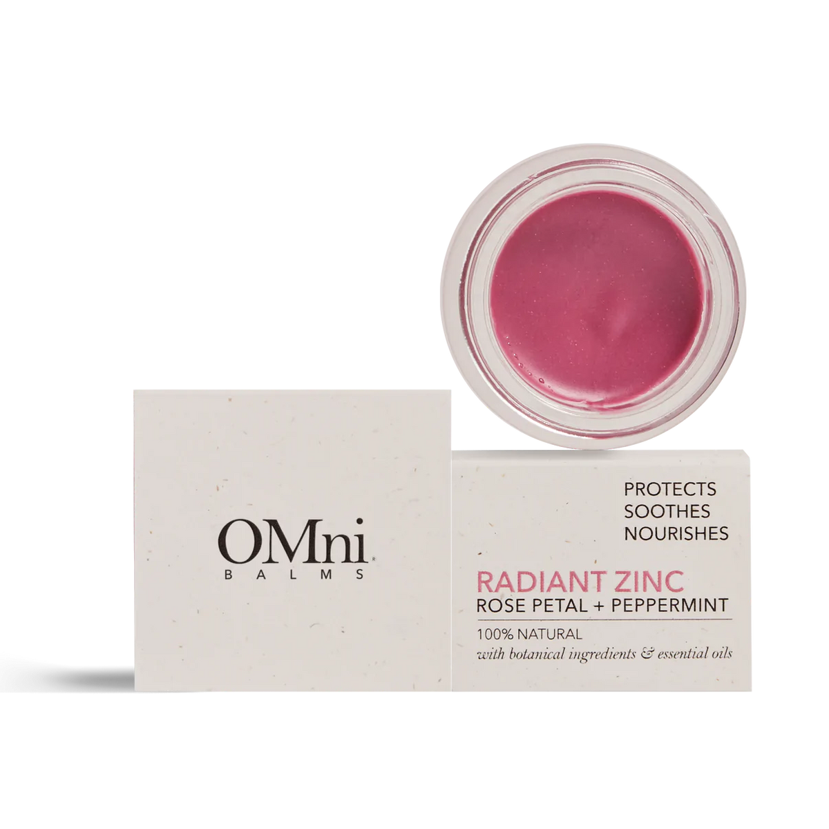 Omni Radiant Zinc Balm - Rose Petal