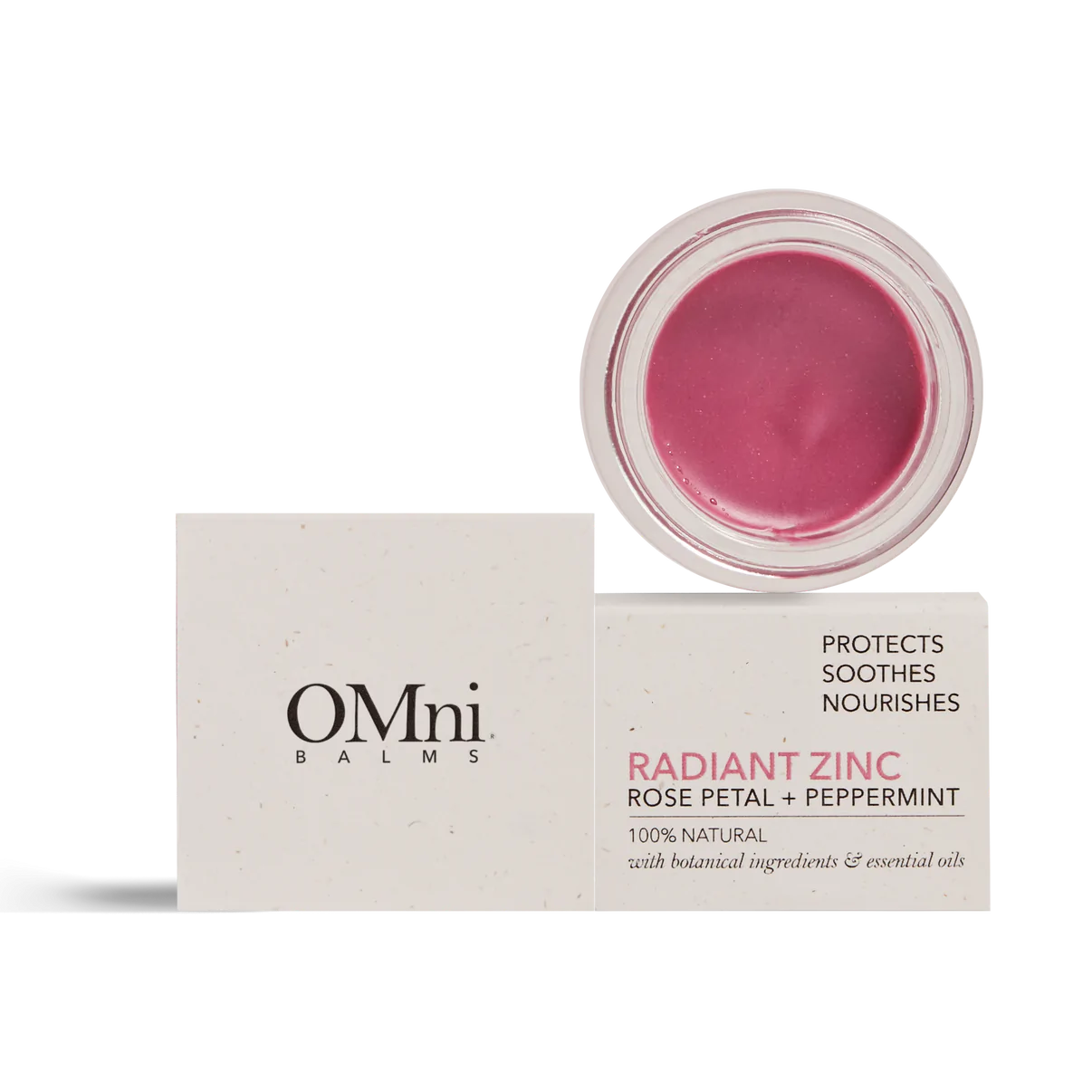 Omni Radiant Zinc Balm - Rose Petal