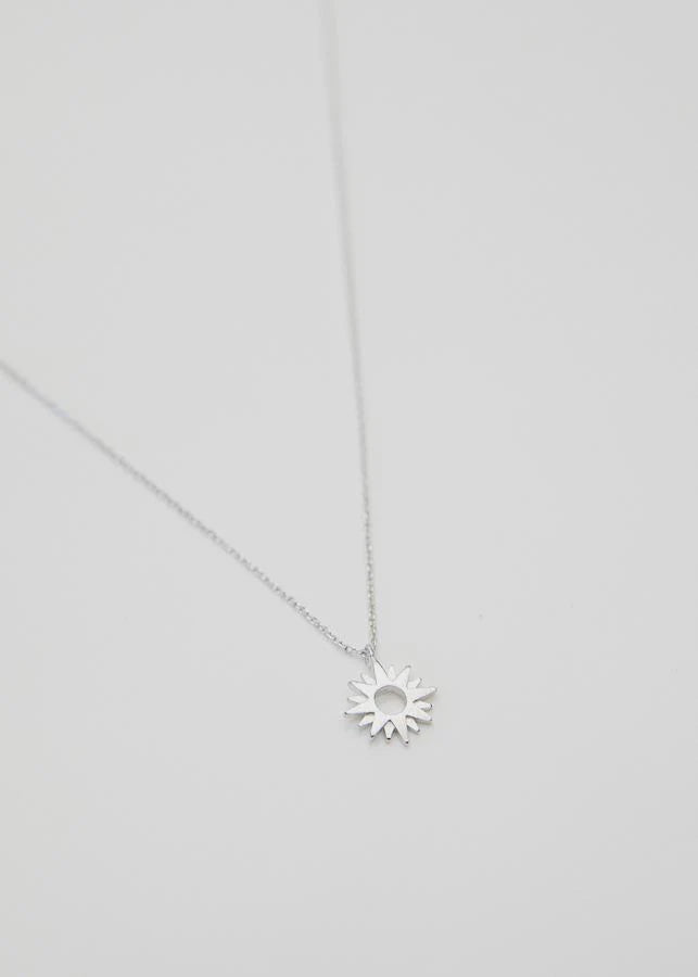 Stella and Gemma Joy Burst Necklace - silver